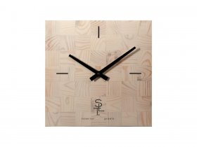 Часы настенные SLT 5196 CHESS WHITE WOOD в Сокуре - sokur.mebel-nsk.ru | фото