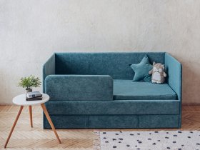 Диван-кровать Happy (бирюзовый) в Сокуре - sokur.mebel-nsk.ru | фото