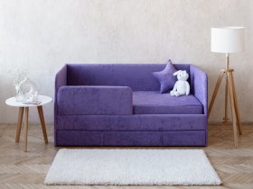 Диван-кровать Happy (сиреневый) в Сокуре - sokur.mebel-nsk.ru | фото