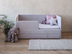 Диван-кровать Happy (светло-серый) в Сокуре - sokur.mebel-nsk.ru | фото