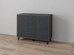 Комод «Катрин-13» (графит/гранит лофт) в Сокуре - sokur.mebel-nsk.ru | фото
