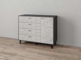 Комод «Катрин-13» (графит/мальта) в Сокуре - sokur.mebel-nsk.ru | фото