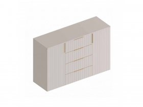 Комод с 4 ящ., 2створ. «Тефия» (тефия/софт сантьяго) в Сокуре - sokur.mebel-nsk.ru | фото