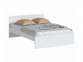 Кровать двуспальная 1,4м Бруклин СБ-3353 (белый) в Сокуре - sokur.mebel-nsk.ru | фото