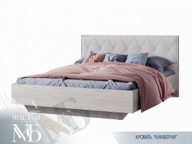 Кровать двуспальная 1,6м Кимберли КР-13 в Сокуре - sokur.mebel-nsk.ru | фото