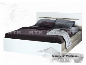Кровать двуспальная 1,6 м  Наоми КР-11 в Сокуре - sokur.mebel-nsk.ru | фото