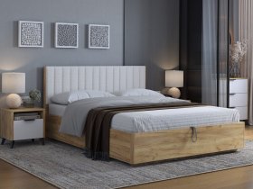 Кровать двуспальная 1,6м Юлия в Сокуре - sokur.mebel-nsk.ru | фото