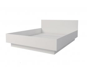 Кровать двуспальная Мебелевс 1,6 м (белый) в Сокуре - sokur.mebel-nsk.ru | фото