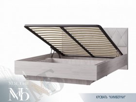 Кровать двуспальная с подъем. мех. 1,6 м  Кимберли КР-13 в Сокуре - sokur.mebel-nsk.ru | фото