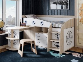 Кровать комбинированная «Немо» в Сокуре - sokur.mebel-nsk.ru | фото