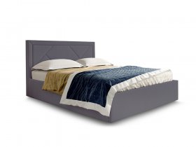 Кровать мягкая 1,6 Сиеста стандарт, вар.3 в Сокуре - sokur.mebel-nsk.ru | фото