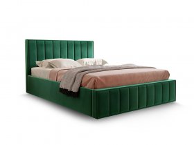 Кровать мягкая 1,6 Вена стандарт, вар.1 в Сокуре - sokur.mebel-nsk.ru | фото