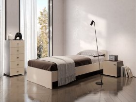 Кровать односпальная 0,9м Гиза в Сокуре - sokur.mebel-nsk.ru | фото