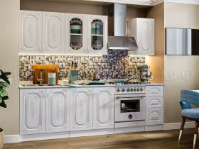 Кухонный гарнитур Лиза-2 (белый) в Сокуре - sokur.mebel-nsk.ru | фото