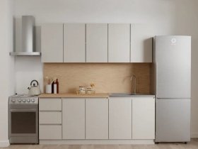 Кухонный гарнитур Мори 2,0 м (сатин) в Сокуре - sokur.mebel-nsk.ru | фото