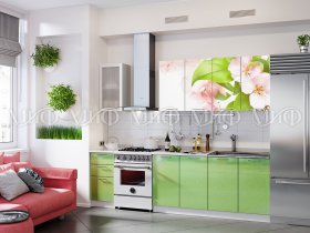 Кухонный гарнитур Яблоневый цвет в Сокуре - sokur.mebel-nsk.ru | фото