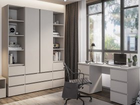 Модульная детская Люмо (кашемир) в Сокуре - sokur.mebel-nsk.ru | фото