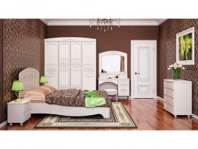Модульная спальня Каролина в Сокуре - sokur.mebel-nsk.ru | фото