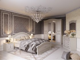 Модульная спальня Николь (Мебельград) в Сокуре - sokur.mebel-nsk.ru | фото