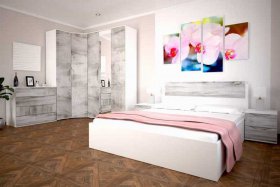 Модульная спальня Сорренто в Сокуре - sokur.mebel-nsk.ru | фото