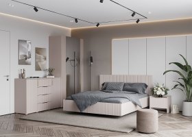 Модульная спальня «Тефия» (тефия/софт сантьяго) в Сокуре - sokur.mebel-nsk.ru | фото