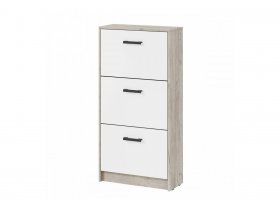 Обувница ОБ-3 Вега (дуб крафт серый/белый) в Сокуре - sokur.mebel-nsk.ru | фото