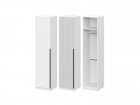 Шкаф ШК-50 Эккервуд (белый) в Сокуре - sokur.mebel-nsk.ru | фото
