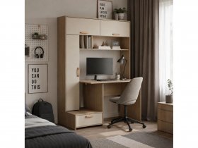 Стол письменный Лайт 03.243  (плэйн/сатин) в Сокуре - sokur.mebel-nsk.ru | фото