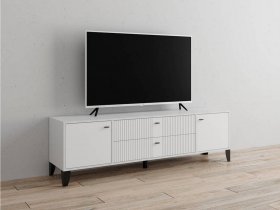 Тумба под ТВ Парус-10 (белый/белый снег) в Сокуре - sokur.mebel-nsk.ru | фото