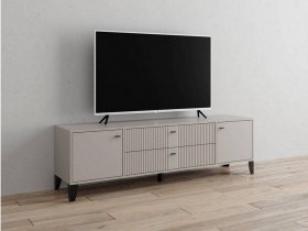 Тумба под ТВ Парус-10 (кашемир/сантьяго софт) в Сокуре - sokur.mebel-nsk.ru | фото